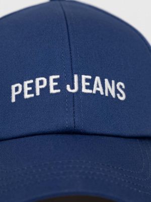 Czapka z daszkiem bawełniana Pepe Jeans