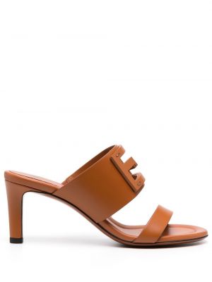 Mules Fendi brun