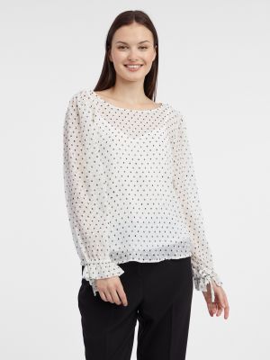 Блуза на точки Orsay бяло