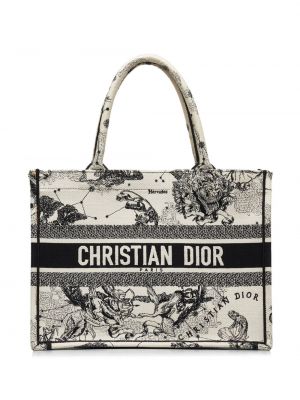 Shopper rankinė Christian Dior balta