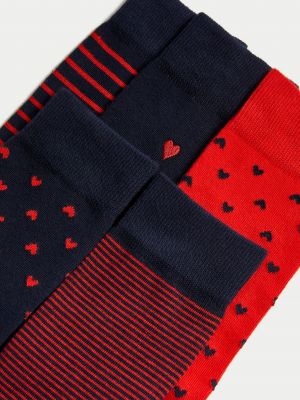 Ponožky Marks & Spencer červená