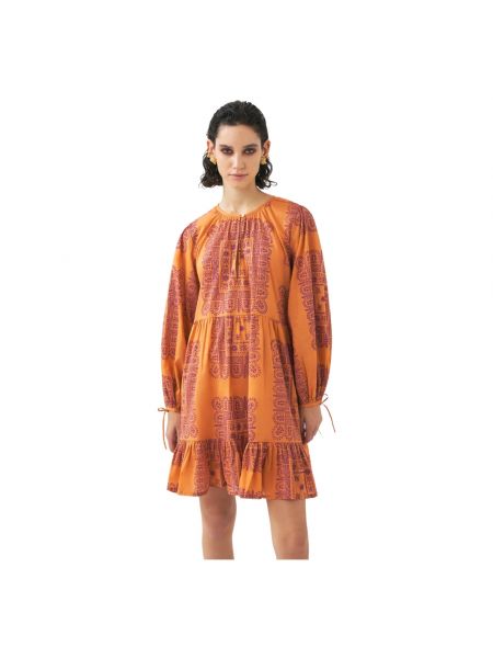Sukienka mini z nadrukiem Antik Batik