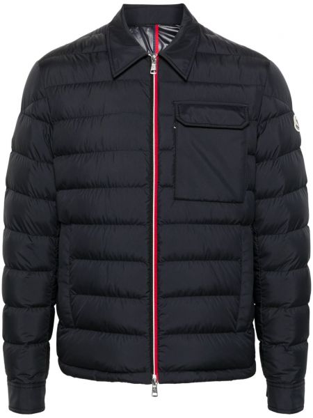 Uzun ceket Moncler mavi