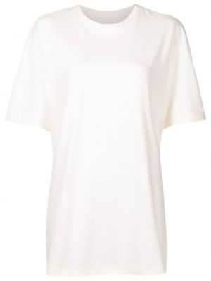 Majica s potiskom Osklen bela