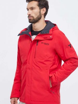 Красная горнолыжная куртка Columbia