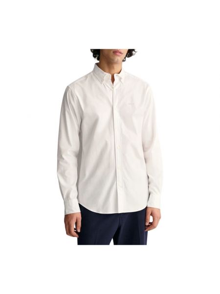 Koszula klasyczna Gant biała