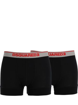 Boxers de tela jersey de modal Dsquared2 negro