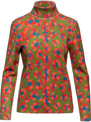 Pullover mit print mit leopardenmuster Aztech Mountain grün