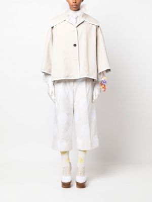 Trench imperméable Thom Browne blanc