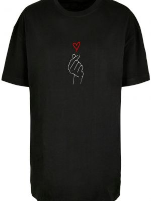 Relaxed fit marškinėliai su širdelėmis Merchcode