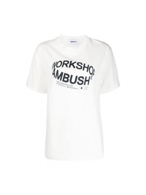 Koszulka bawełniana Ambush biała