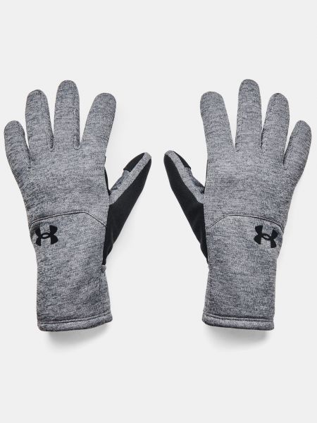 Fleecové rukavice Under Armour šedé