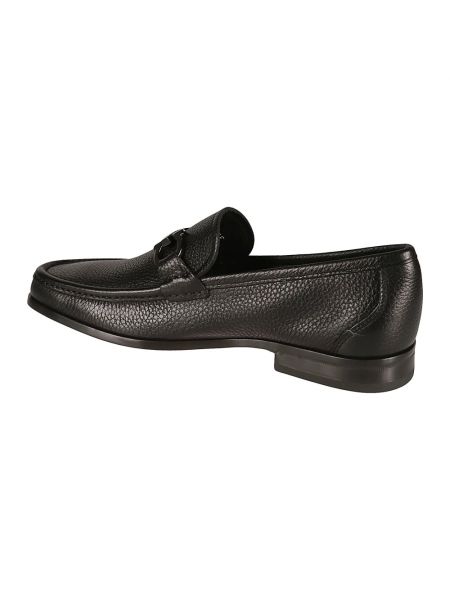Loafers de cuero Salvatore Ferragamo negro
