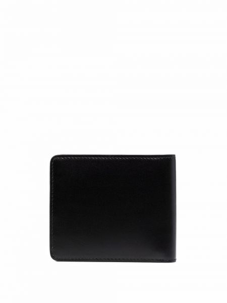 Kožená peněženka s potiskem Ami Paris černá