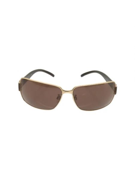 Okulary przeciwsłoneczne retro Chanel Vintage brązowe