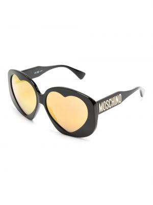 Südametega oversized päikeseprillid Moschino Eyewear must