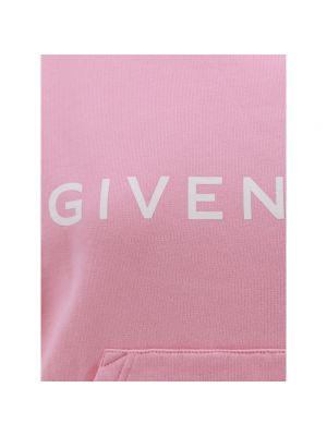 Sudadera con capucha de algodón Givenchy rosa
