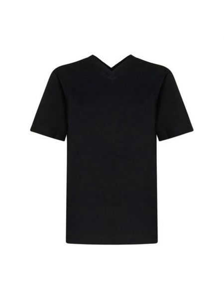 Koszulka bawełniana Bottega Veneta czarna