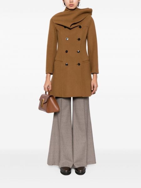 Kašmírový kabát Christian Dior Pre-owned hnědý