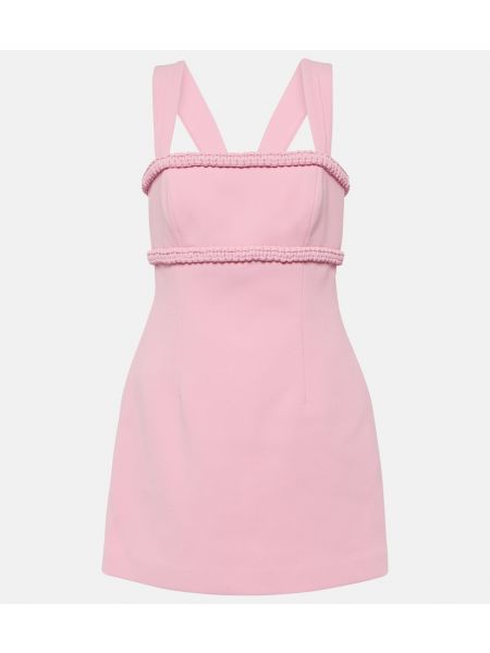 Платье мини из крепа Rebecca Vallance розовое