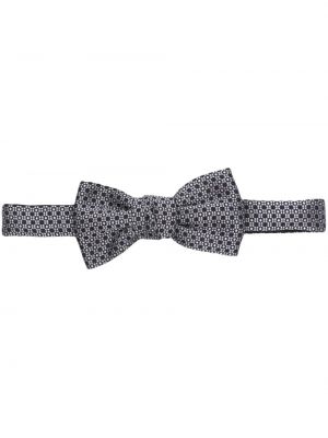 Žakárová hedvábná kravata s mašlí Lanvin