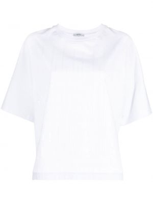 T-krekls ar fliteriem Peserico balts