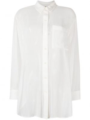 Camicia trasparente Dkny bianco