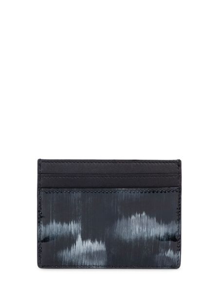 Lakovaná kožená peněženka Saint Laurent černá