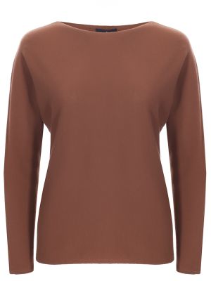 Шерстяной свитер Re Vera коричневый