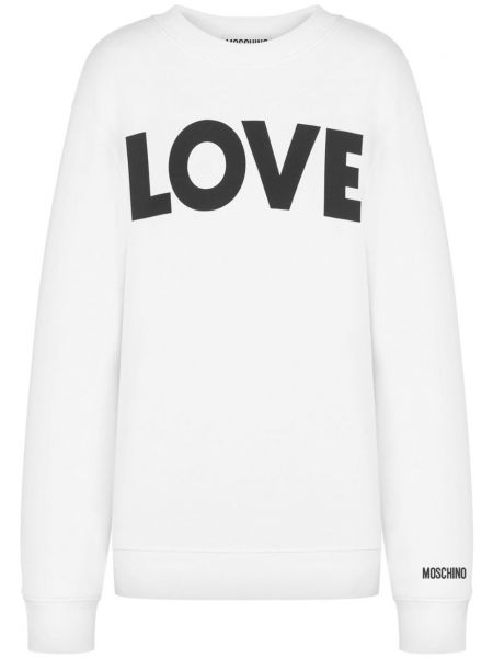 Sweatshirt Moschino hvid