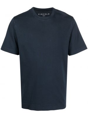 Памучна тениска Circolo 1901 синьо