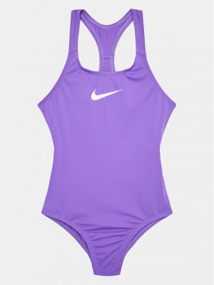 Egyrészes fürdőruha Nike lila
