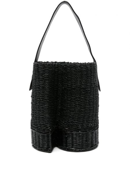 Τσάντα shopper Sacai μαύρο