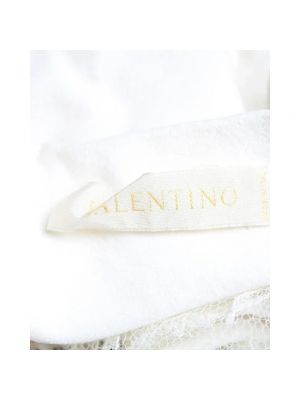 Top de viscosa Valentino Vintage blanco