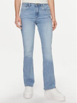 Jeans bootcut large Wrangler bleu