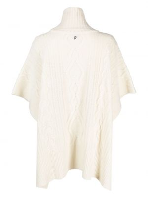 Pull en tricot avec manches courtes Dondup blanc