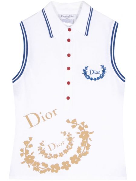 Топ без ръкави Christian Dior Pre-owned бяло