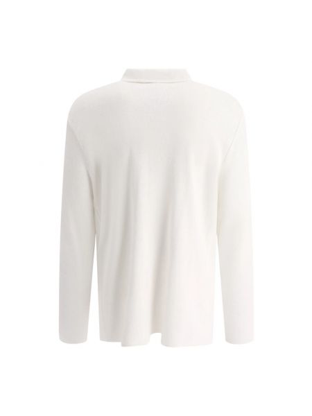 Camisa de lino con bolsillos Lardini blanco