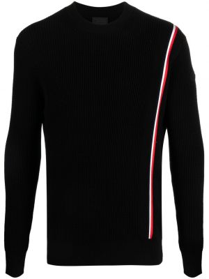 Maglione con scollo tondo Moncler nero