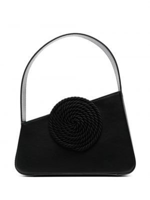 Kožená nákupná taška Destree čierna
