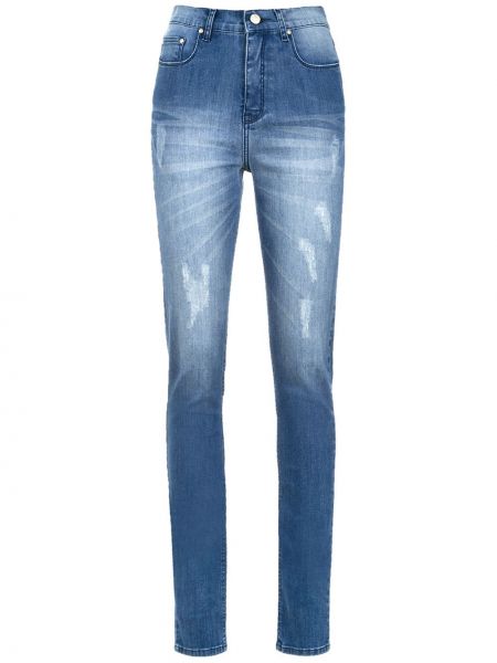 Джинсовые джинсы с завышенной талией на шпильке Amapô, синие