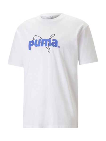 Relaxed тениска Puma бяло