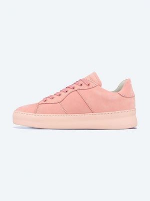Velúr sneakers Filling Pieces rózsaszín