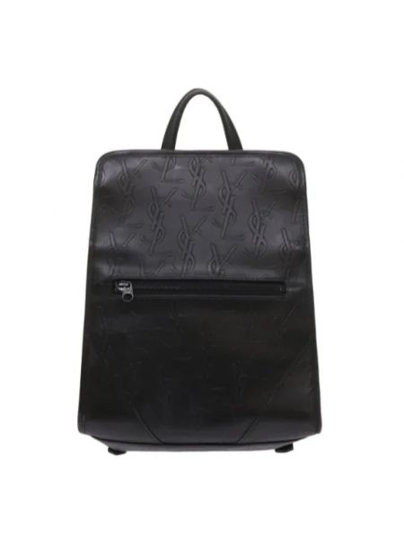 Płócienny plecak retro Yves Saint Laurent Vintage czarny