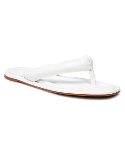 Papuci din piele din piele ecologică Jenny Fairy alb