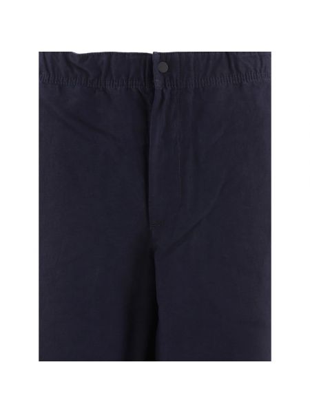 Pantalones de lino de algodón Norse Projects azul