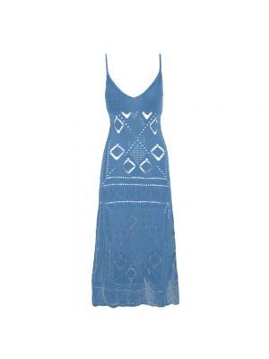 Sukienka midi Akep niebieska