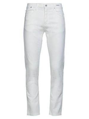 Jeans di cotone Uniform bianco