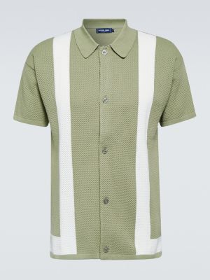 Βαμβακερό πουκάμισο Frescobol Carioca πράσινο
