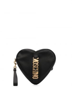 Pisemska torbica z vzorcem srca Moschino
